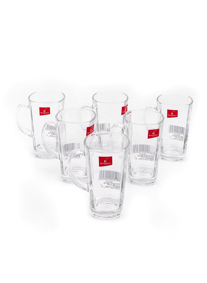 Blinkmax 6-Piece Tea Glass Clear 20x10.5x13centimeter  - Image 2