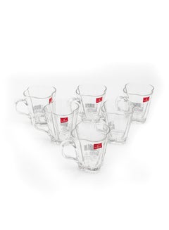 Blinkmax 6-Piece Tea Glass Clear 24x9x16centimeter  - Image 1