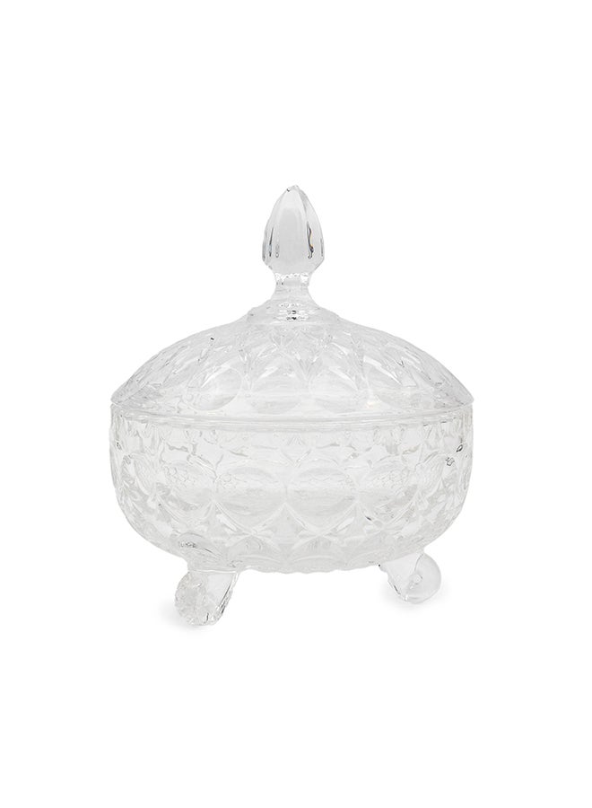 Glass Sugar Pot Clear 16x13.5x16centimeter - Image 1
