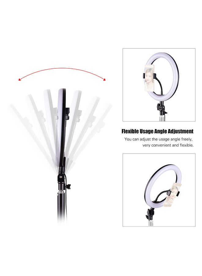 Professional LED Photography Ring Light Kit Black/White - Image 3