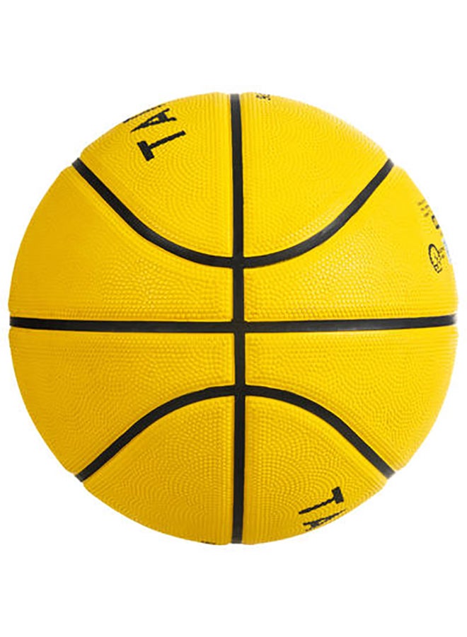 Beginners (Up to 10 Years Old) Basketball R100 - Yellow, 5cm