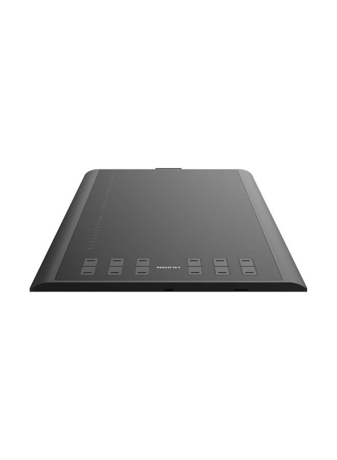 هيون - تابلت رسم الرسومات Inspiroy H1060P مع قلم خالٍ من البطارية بحساسية ضغط 8192 و12 مفتاح تشغيل سريع مخصص، 10 × 6.25 بوصة تابلت فني رقمي لأجهزة Mac وWindows PC وAndroid - Image 1