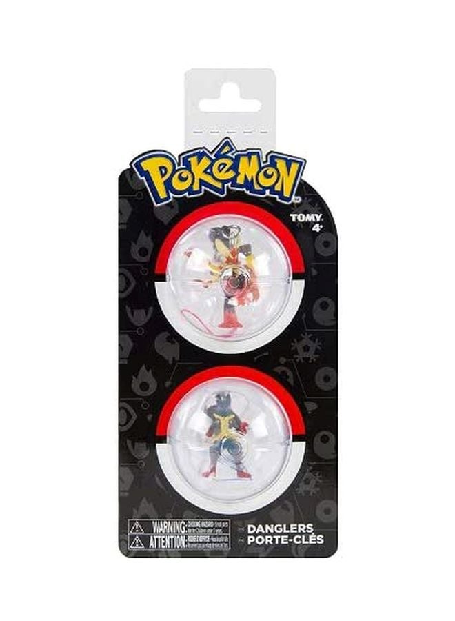 TOMY Pack Of 2 Pokemon Dangler Figures (Style May Vary)  - Image 2