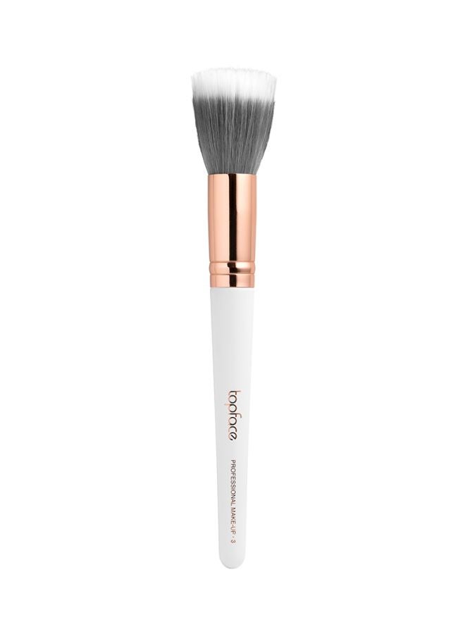 topface Professional Foundation Brush White/Rose Gold/Grey  - Image 1