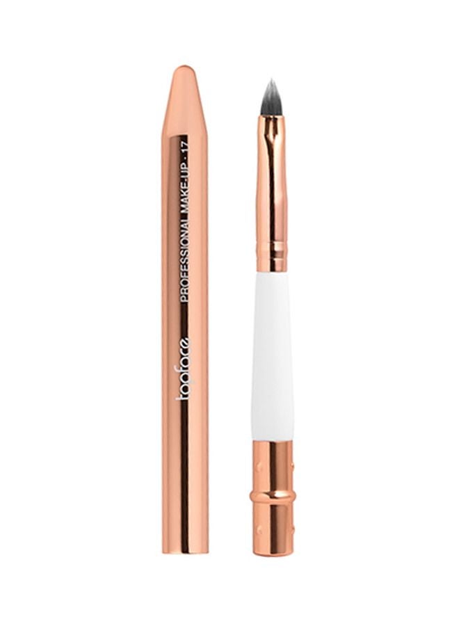 topface - Professional Lip Brush Rose Gold/White/Black - Image 1