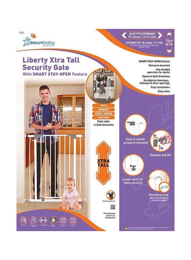 dreambaby - Liberty Xtra-Tall Security Gate With Stay-Open Feature - Image 1