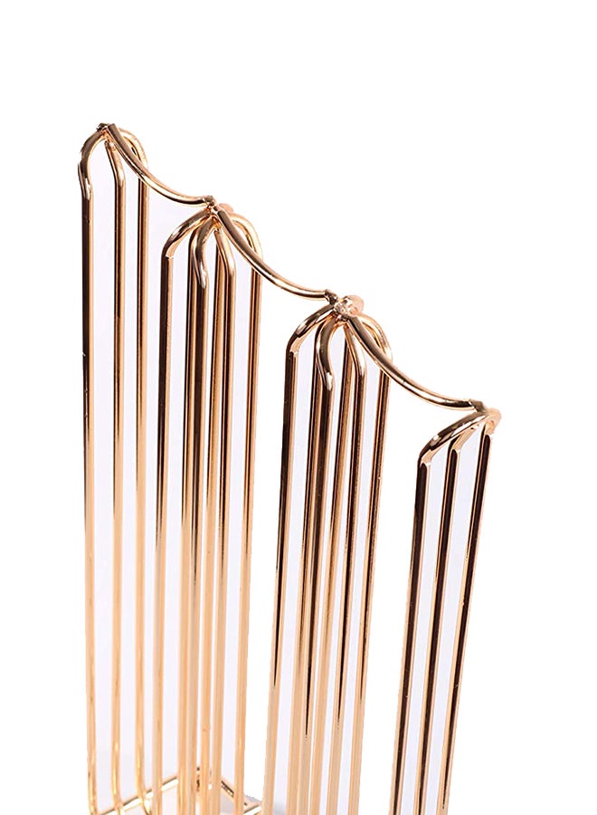 Coffee Capsules Storage Holder Gold 6.5x3.7x10.4inch - Image 4