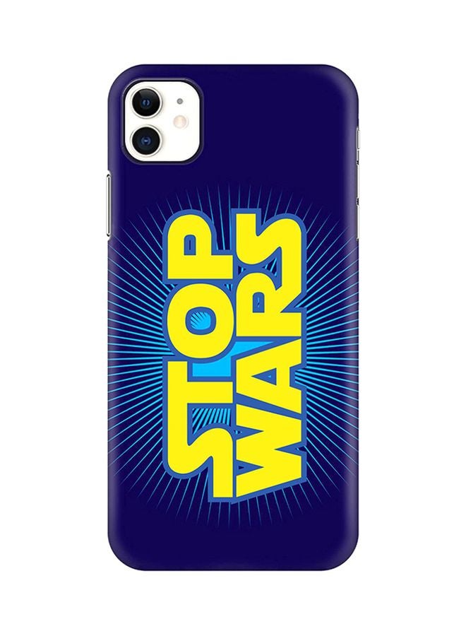 Stylizedd Protective Case Cover For Apple iPhone 11 Purple/Yellow/Blue