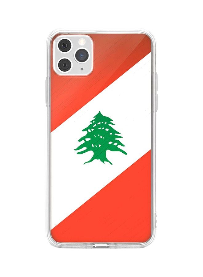 غطاء حماية واقي لهاتف أبل آيفون 11 برو علم لبنان