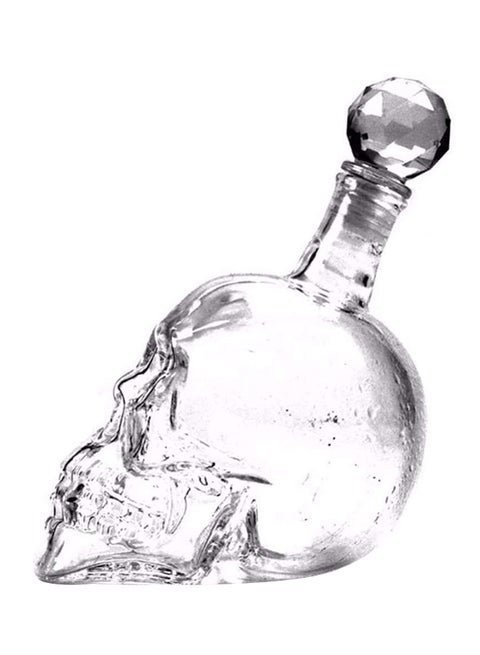 Skull Decanter Liquor Dispenser Clear