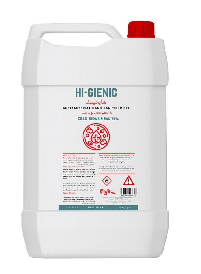 Hi-Gienic Hand Sanitizer Gel 5Liters - v1591259063/N38392106A_1