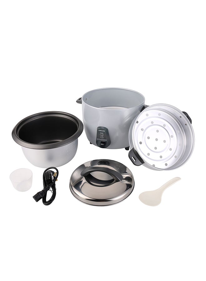 LAWAZIM Warm And Cook Function Automatic Steamer Rice Cooker 2.2 L 1071.0 W 05-2300-03 White/Grey/Silver  - Image 3