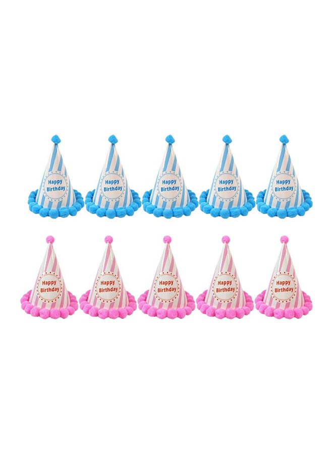 MissTiara - 10-Piece Birthday Hat Set - Image 1