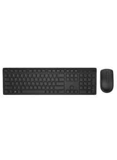 Wireless Keyboard With Mouse Set Black