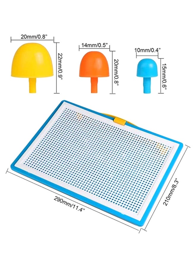 MissTiara 296-Piece Creative Mosaic Pegboard Puzzle Set - Image 2