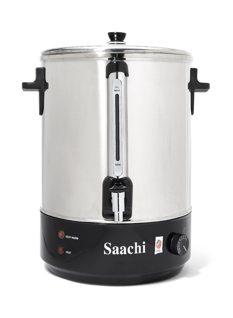 Saachi - 30L Water Boiler With Variable Temperature Control NL-WB-7330-ST Silver - Image 1