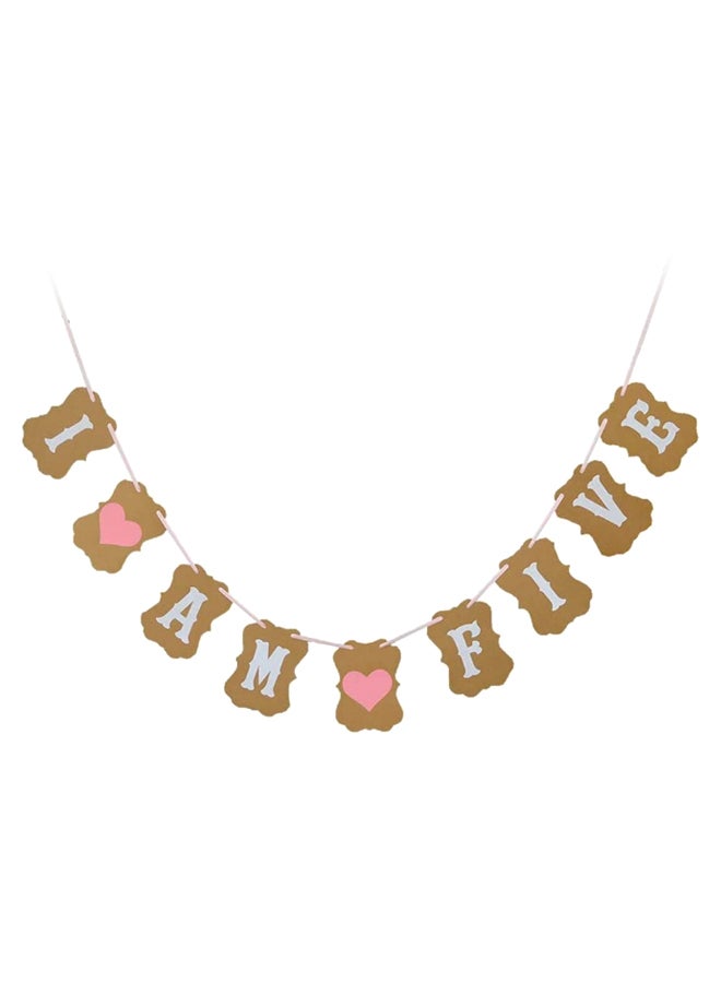 مس تيارا بالون زينة حفلة عيد ميلاد لعمر 5 سنوات مع تاج وشريط زينة - Image 2