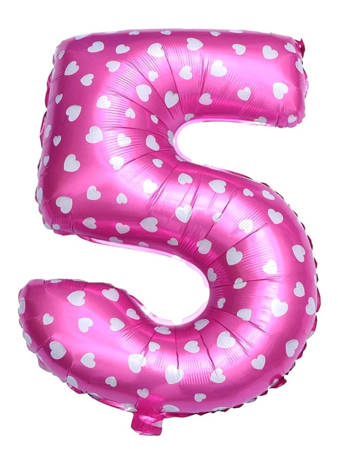 مس تيارا بالون زينة حفلة عيد ميلاد لعمر 5 سنوات مع تاج وشريط زينة - Image 3