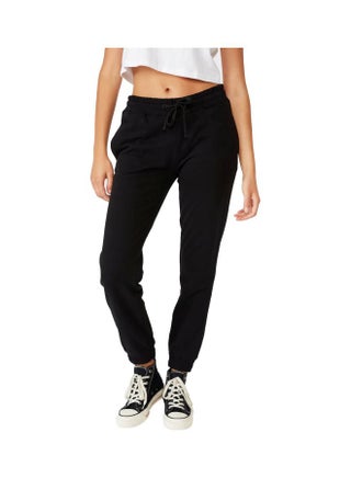 Slim Fit Trackpant Black