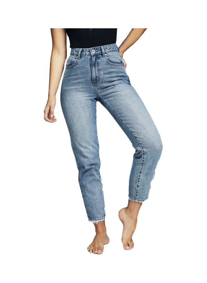 Cotton On Cotton High Rise Jeans blue  - Image 1