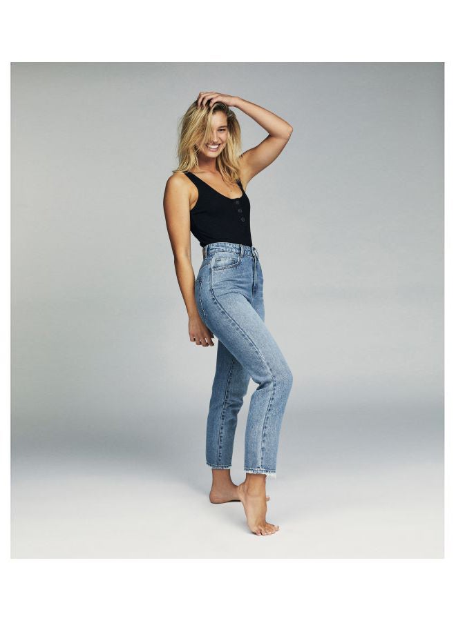 Cotton On Cotton High Rise Jeans blue  - Image 3