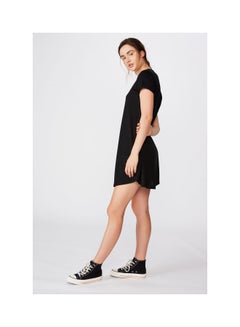 Cotton On Tina Short Sleeves Mini Dress Black 2  - Image 3