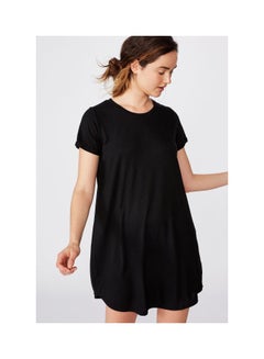 Cotton On Tina Short Sleeves Mini Dress Black 2  - Image 4