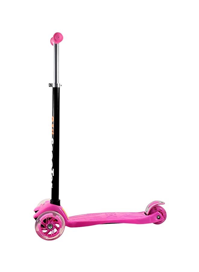 Cool Baby 3-Wheel Adjustable Height Folding Kick Scooter Pink - Image 2