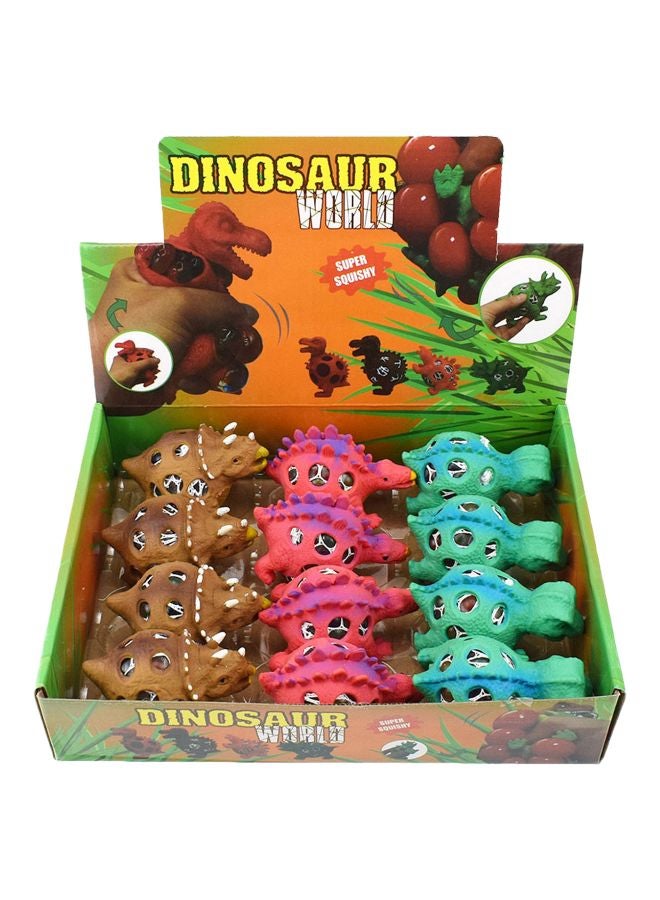 كول بيبي مجموعة ألعاب ديناصورات لينة من 12 قطعة - Image 1