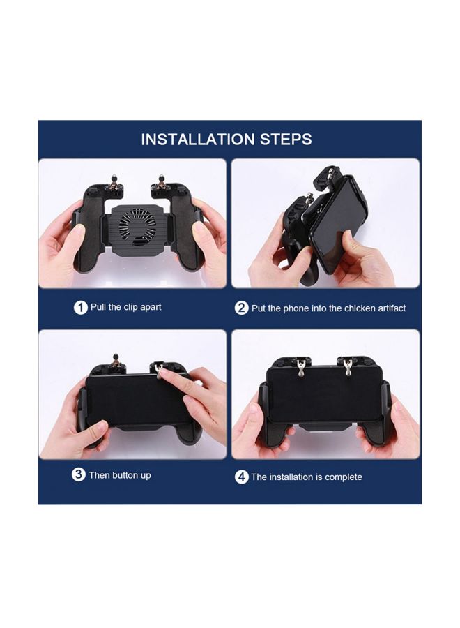 كول بيبي Mobile Trigger Gamepad Holding Wired Joystick With Cooler Fan - Image 4