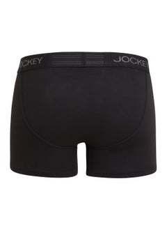 JOCKEY PIMA Cotton Trunks Black  - Image 2
