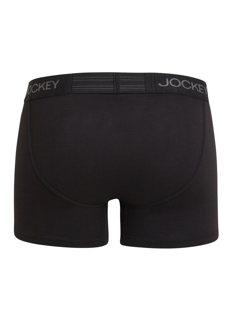JOCKEY - PIMA Cotton Trunks Black - Image 1