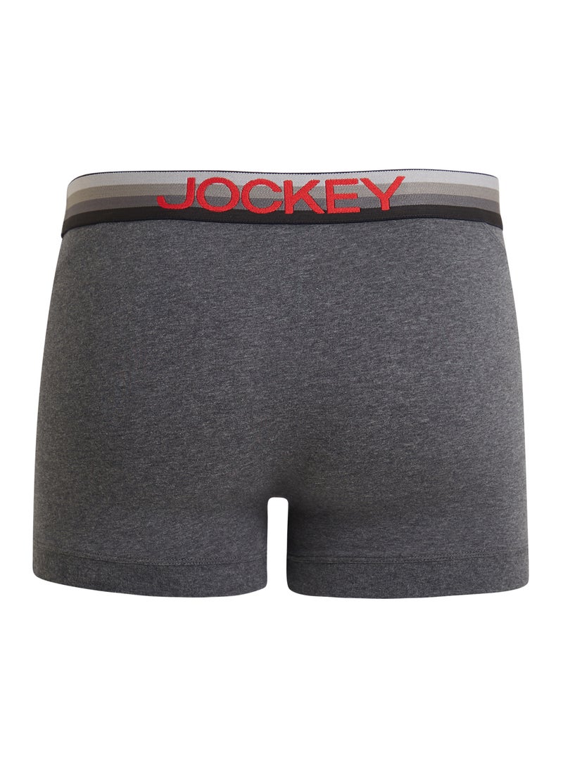 JOCKEY - Boxer Briefs Charcoal Melange - Image 1