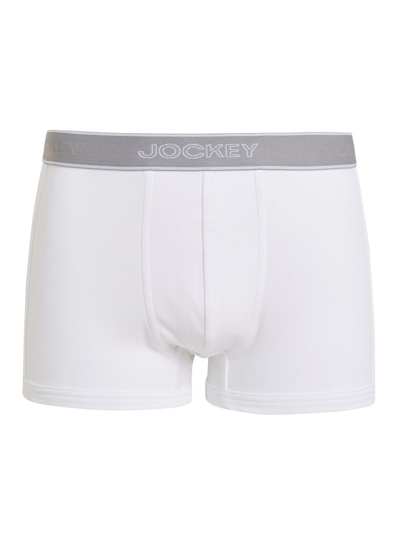 JOCKEY - Modern Trunks White - Image 1