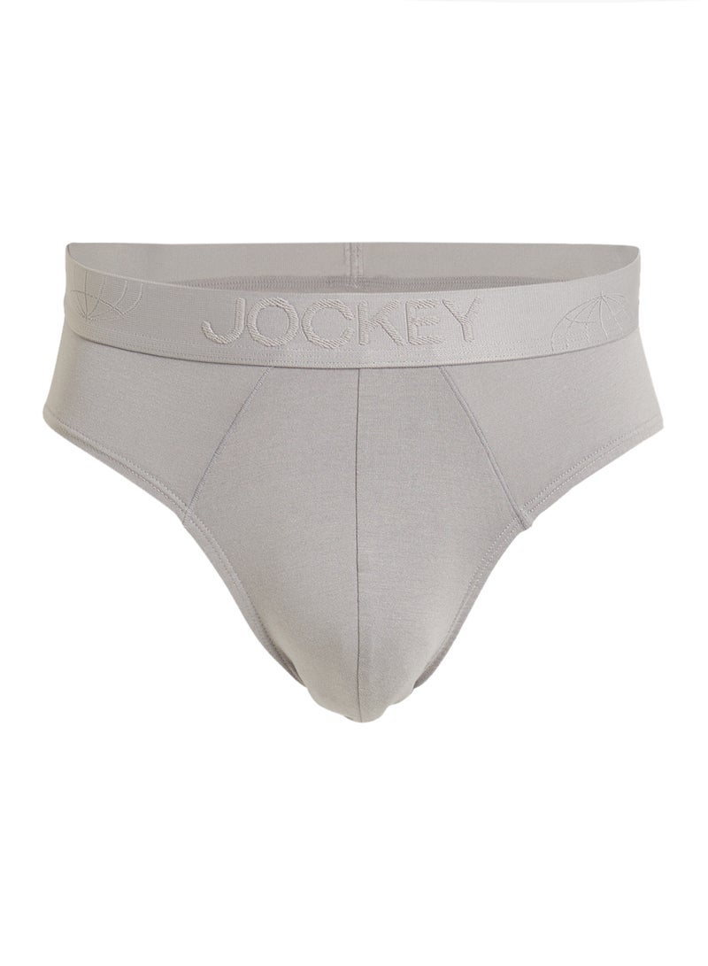 JOCKEY - Ultra Soft Briefs Light Grey - Image 1