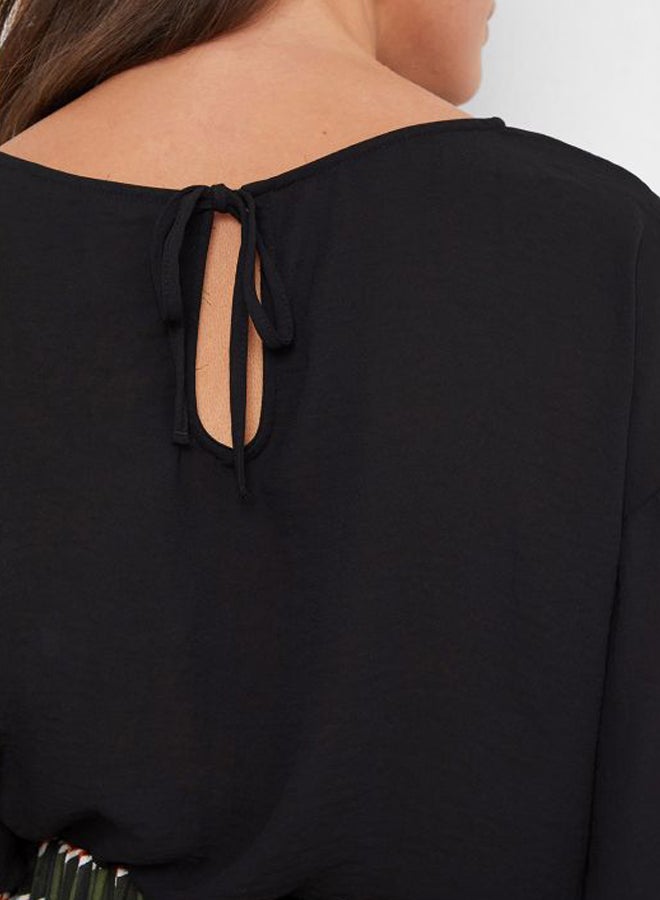 فيرو مودا بلوزة بيسيك بأكمام طويلة أسود - Image 4