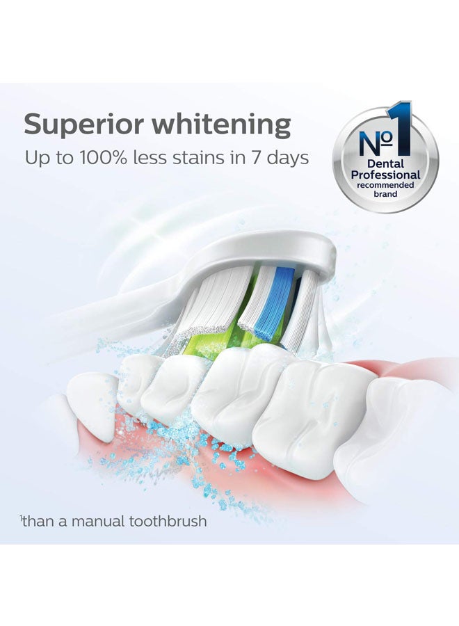 فيليبس مجموعة رؤوس بديلة لفرشاة الأسنان سوني كير من قطعتين أبيض - Image 3