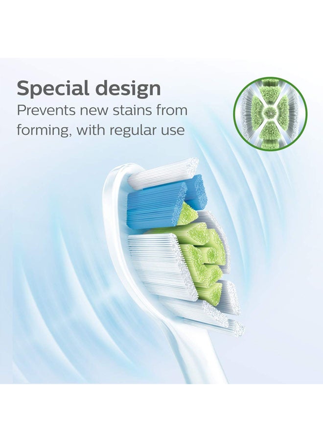 فيليبس مجموعة رؤوس بديلة لفرشاة الأسنان سوني كير من قطعتين أبيض - Image 4
