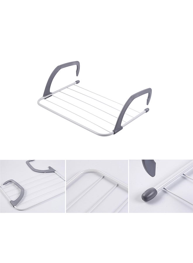 Multi-Functional Clothes Dryer Hanger White/Grey 480grams  - Image 3