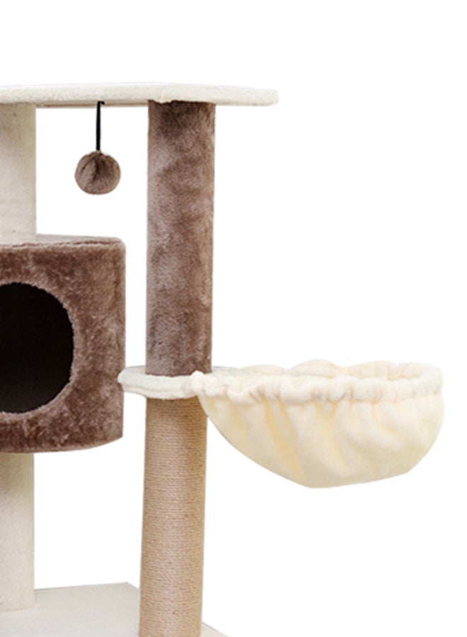 Seemo Cat Tree Tower House Beige/Brown 75centimeter - Image 2