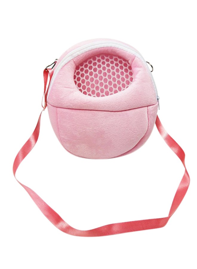 حقيبة حمل جيدة التهوية للهامستر بالأماكن المفتوحة وردي L - Image 1