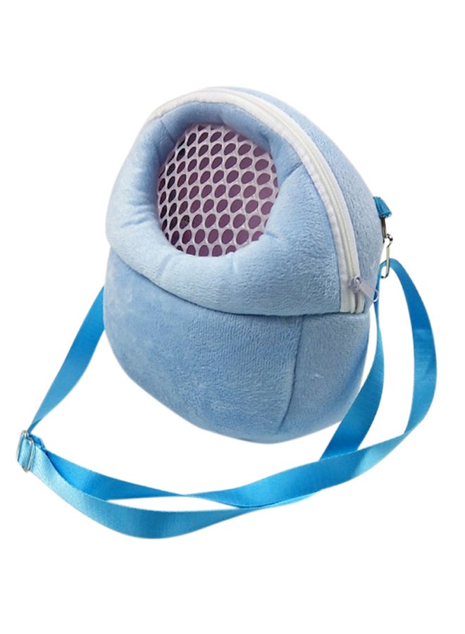 Outdoor Hamster Breathable Carrying Bag Blue M - Image 1