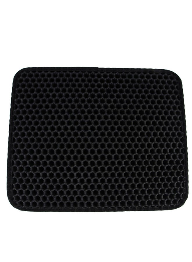 Generic Foldable Double Layer Cat Litter Mat Black 40 x 25cm  - Image 1