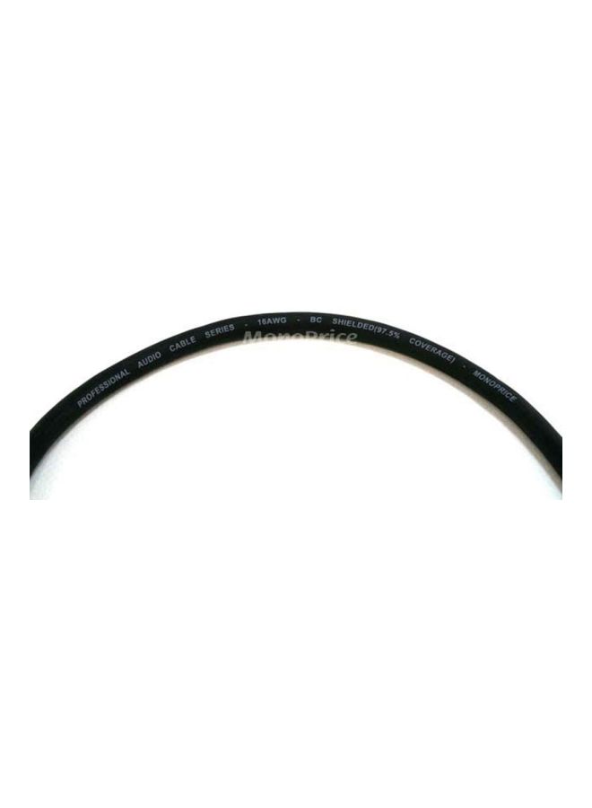 Monoprice Premier Series 16AWG XLR Female To RCA Male Cable Black  - Image 3