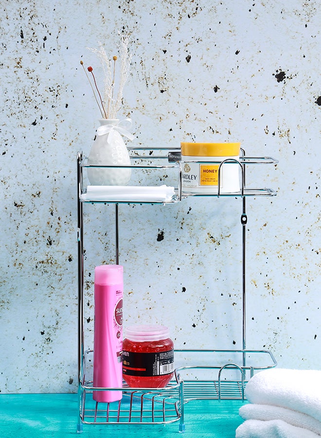 2L Corner Rack Made Of Durable Steel High Quality Chrome Plated