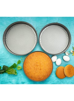 Royalford 3-Piece Baking Tray Set Black 24,26, 28cm  - Image 4