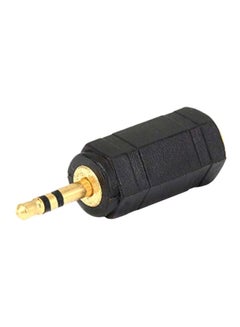 Monoprice 2.5 mm TRS Stereo Plug To 3.5 mm TRS Stereo Jack Adapter Black/Gold 