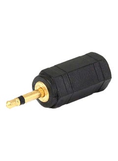 Monoprice Gold Plated Mono Plug To Mono Jack Adaptor Black  - Image 1