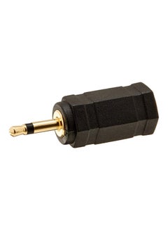 Monoprice Gold Plated Mono Plug To Mono Jack Adaptor Black  - Image 2