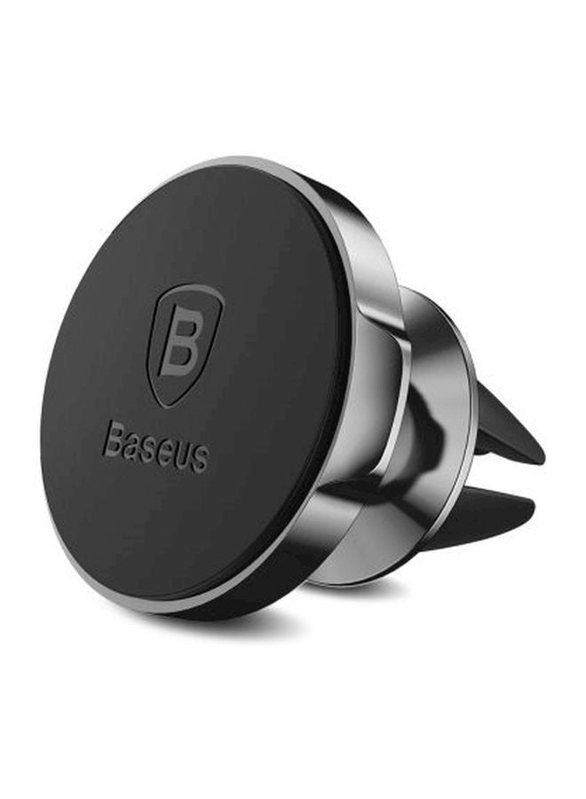 Baseus Small Ear Magnetic Car Phone Holder Universal Air Vent Stand for Smartphone, Compatible with iPhone 13 /13 Mini/13Pro/ 13 Pro 12/ mini/ pro max/ 11/ 11 pro/ 11 pro Max/XS /XR and Samsung S21 ultra and More Black  - Image 2